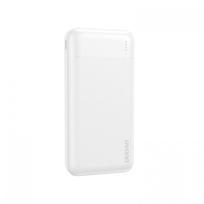 Dudao - Dudao Powerbank 10000 mAh USB-A/USB-C/Micro USB - Vit