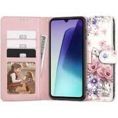 Tech-Protect - Tech Protect Xiaomi Redmi 14C/Poco C75 Plånboksfodral - Blossom Flower