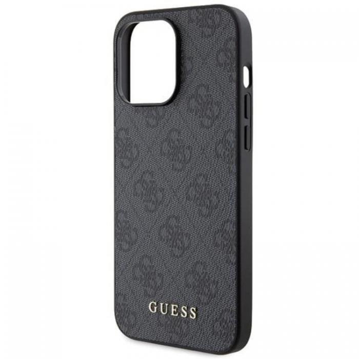 Guess - Guess iPhone 15 Pro Mobilskal Metall Gold Logo - Gr