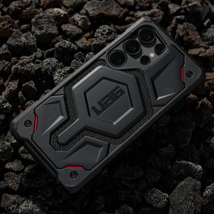 UAG - UAG Galaxy S25 Ultra Mobilskal MagSafe Monarch Pro - Kevlar Svart