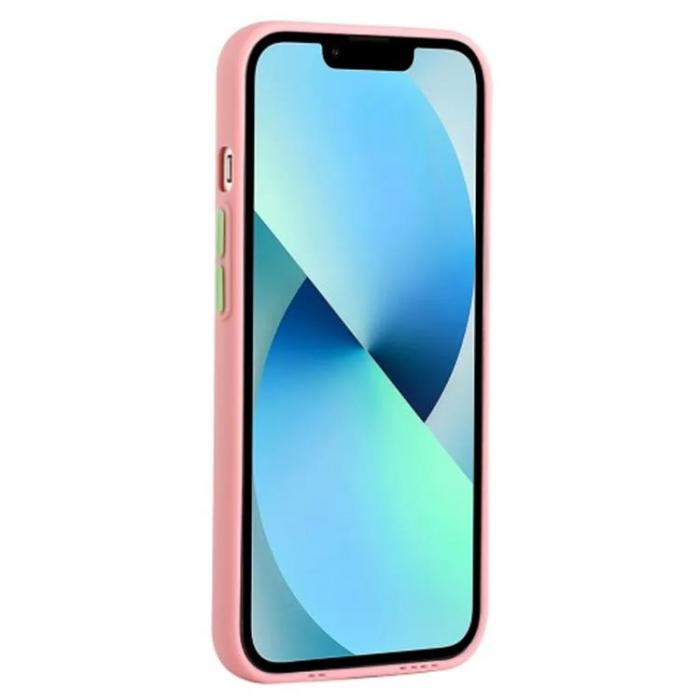 Taltech - iPhone 15 Mobilskal Korthllare TPU - Rosa