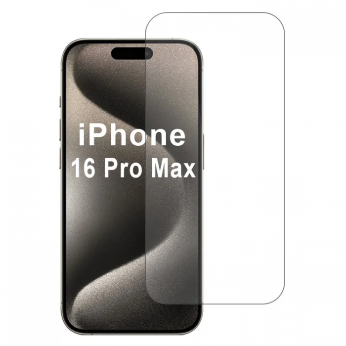 Forever - Forever iPhone 16 Pro Max Hrdat Glas Skrmskydd 2.5D - Clear