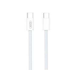 XO - XO USB-C Till USB-C 60W Kabel 1m PD NB-Q260A - Vit