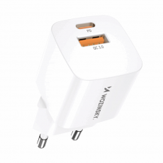 Wozinsky - Wozinsky Väggladdare 20W USB-C/USB-A - Vit