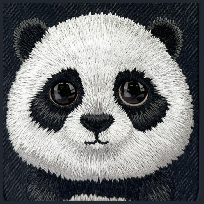 NIMMY - Nimmy iPhone 15 Mobilskal Big Eyed Pet 2.0 Panda - Svart