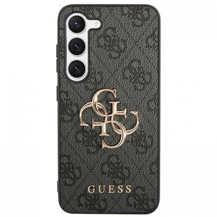 Guess - Guess Galaxy A55 5G Mobilskal Big Metall Logo - Svart