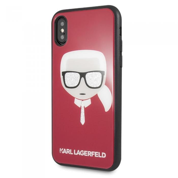 KARL LAGERFELD - Karl Lagerfeld iPhone X/XS Skal Rtt Glitter