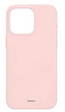 Onsala - Onsala iPhone 15 Pro Max Mobilskal Magsafe Silicone - Chalk Rosa