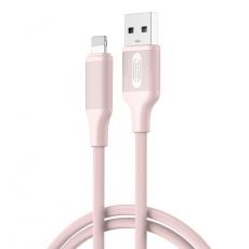 XO - XO USB-A Till Lightning Kabel 1m 2.4A NB265 - Rosa