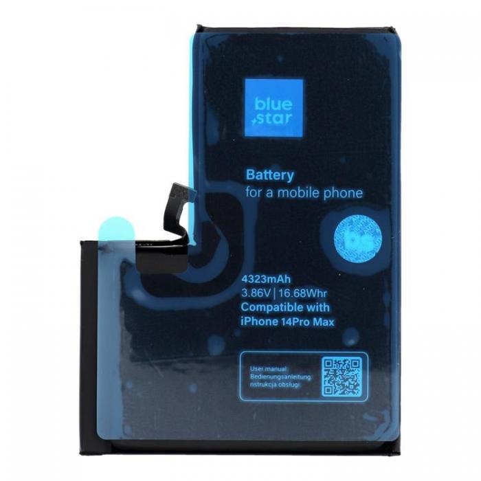 Blue Star - Blue Star iPhone 14 PRO MAX Batteri HQ 4323 mAh