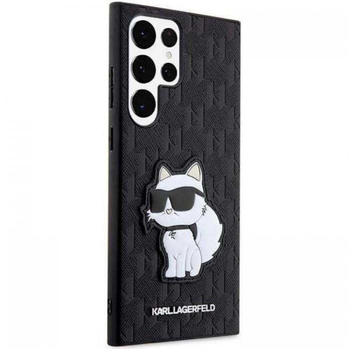 KARL LAGERFELD - Karl Lagerfeld Galaxy S23 Ultra Skal Saffiano Monogram Choupette - Svart