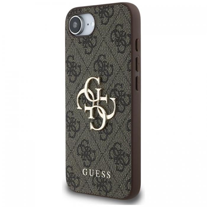 Guess - Guess iPhone 16e Mobilskal 4G Big Logo - Brun