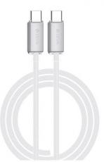 Devia - Devia USB-C Till USB-C 60W Kabel 3A 1.5m Extreme EC688 PD Vit