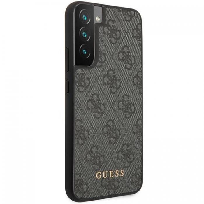 Guess - Guess Galaxy S24 Plus Mobilskal Metall Guld Logo - Svart