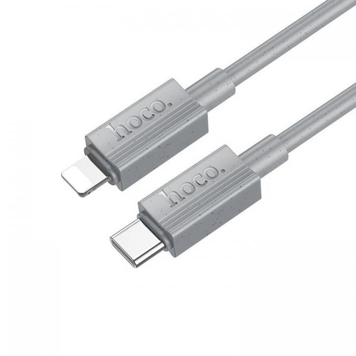 Hoco - Hoco USB-C Till Lightning 1m Kabel 27W X107 - Gr