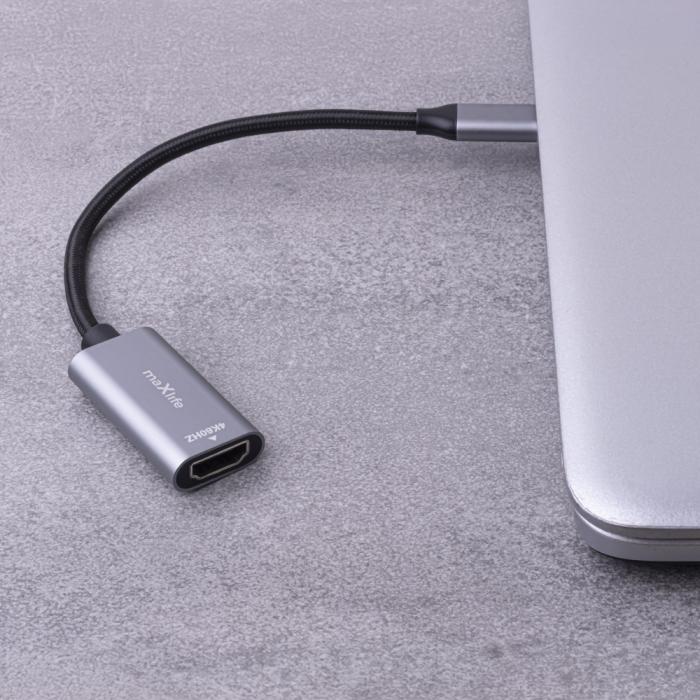 Maxlife - Maxlife HDMI till USB-C Adapter 4K 60HZ - Svart