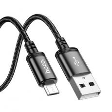 Hoco - HOCO USB-A - Micro-USB Kabel 2m 2.4A X89 - Svart