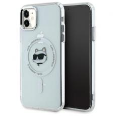 KARL LAGERFELD - Karl Lagerfeld iPhone 11/XR Mobilskal MagSafe IML Choupette Head - Vit