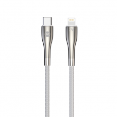 Forever - Forever Sleek USB-C till Lightning kabel 1m 27W - Vit