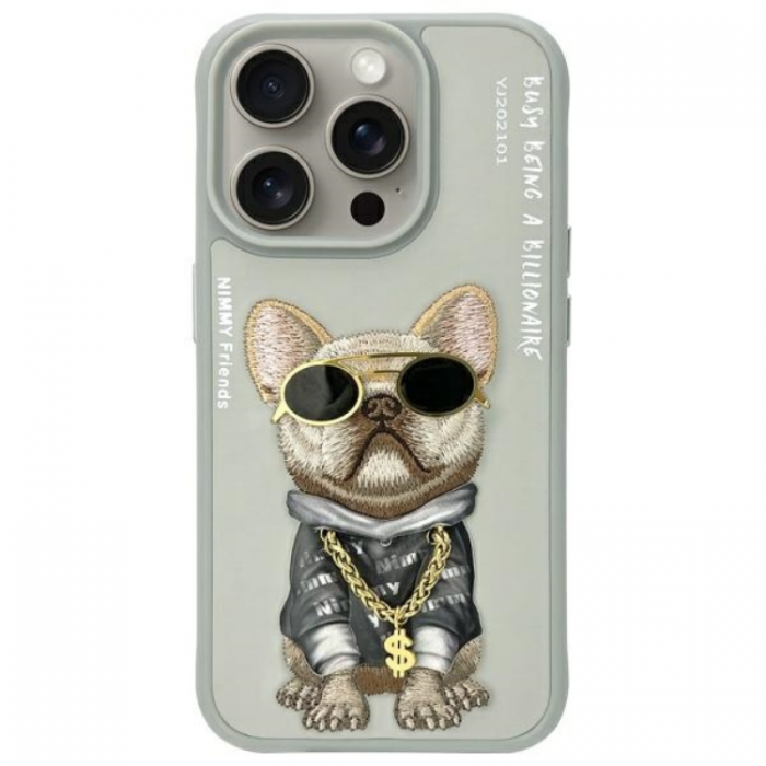 NIMMY - Nimmy iPhone 15 Pro Max Mobilskal Glasses Cool Dog - Gr