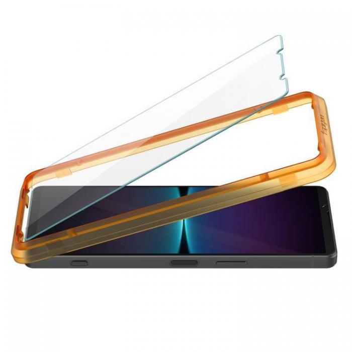 Spigen - Spigen [2-Pack] Sony Xperia 1 VI Hrdat Glas Skrmskydd ALM Tr