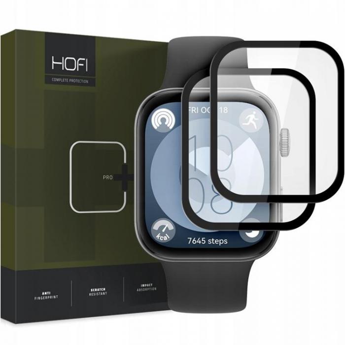 Hofi - Hofi [2-Pack] Huawei Watch Fit 3 Hrdat Glas Skrmskydd Hybrid Pro Plus