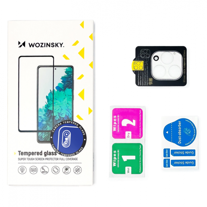 Wozinsky - Wozinsky iPhone 16 Plus Linsskydd Hrdat Glas 9H - Clear