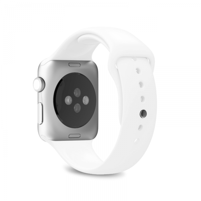 Puro - Puro Apple Watch 38/40/41 mm Armband Silikon - Vit