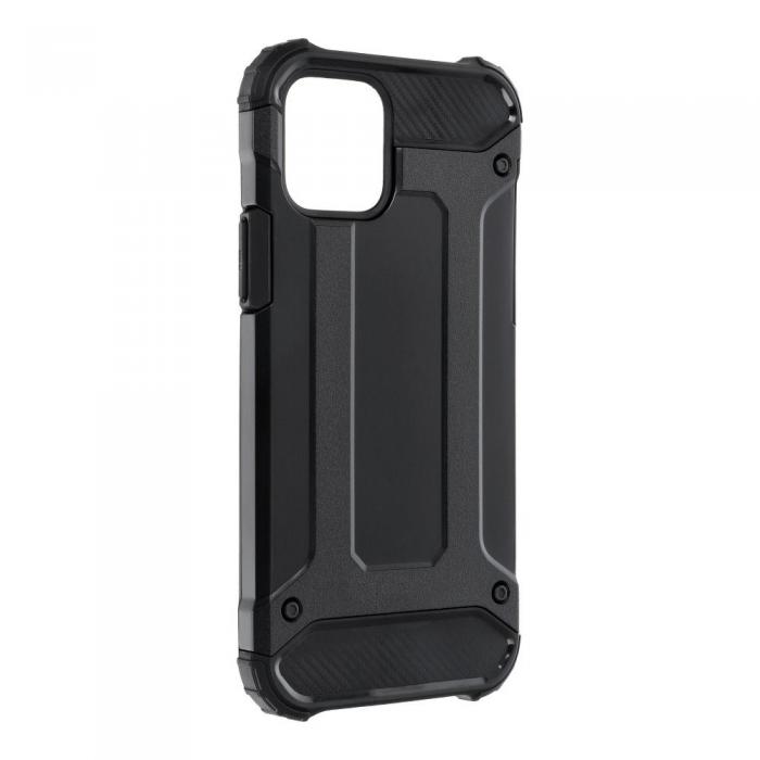 OEM - iPhone 12/12 Pro Skal Forcell Armor Hrdplast Svart