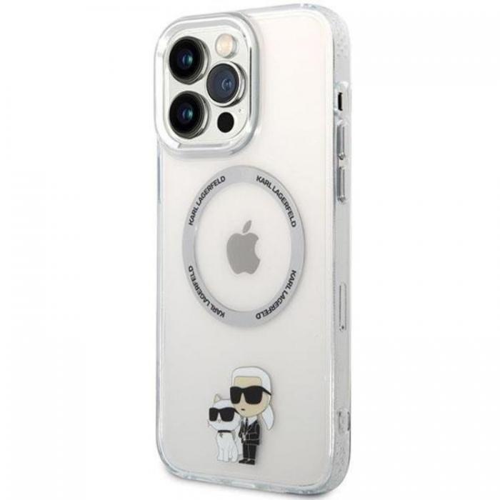 KARL LAGERFELD - Karl Lagerfeld iPhone 13 Pro Max Mobilskal Iconic Karl&Choupette