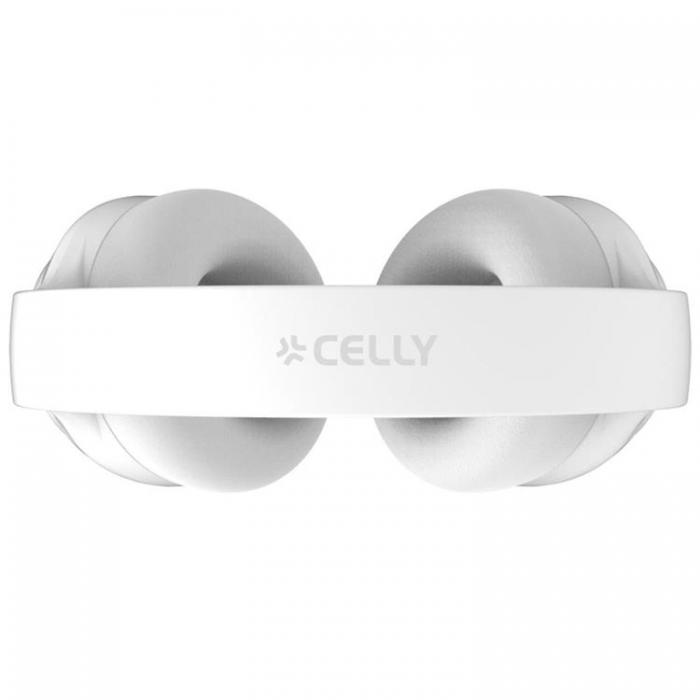 Celly - Celly Wavebeat Over-Ear-Hrlurar Trdlsa - Vit