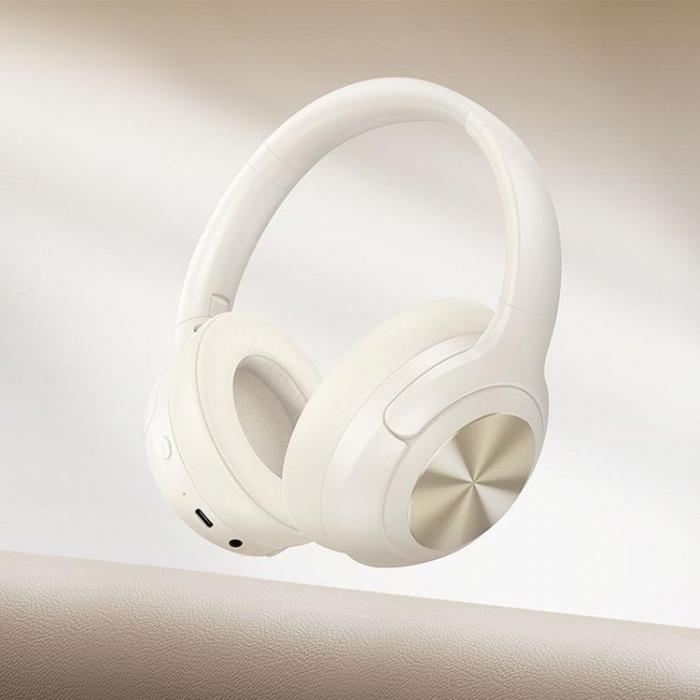 Hoco - Hoco Over-Ear Hrlurar Trdlsa Bluetooth ANC W54 - Milky Vit