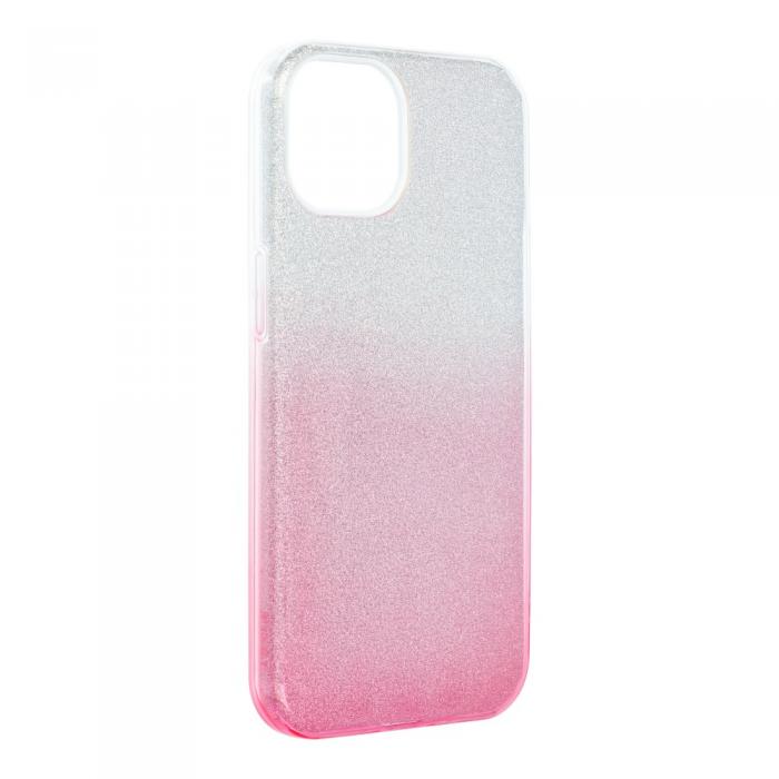 OEM - Forcell SHINING skal till iPhone 13 clear/Rosa