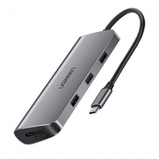 Ugreen - Ugreen 9in1 HUB USB-C Till USB-C, HDMI, VGA, RJ45, SD/TF Kortläsare, 3xUSB-A 3.0