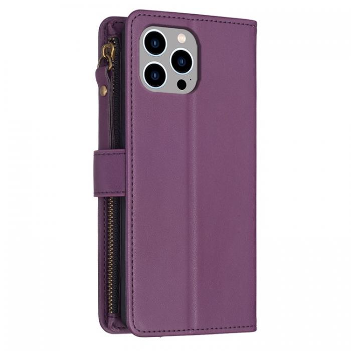 A-One Brand - iPhone 15 Pro Plnboksfodral Zipper Flip - Lavender