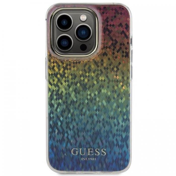 Guess - Guess iPhone 15 Pro Mobilskal IML Mirror Disco Iridescent