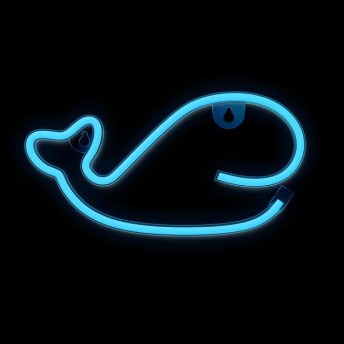 Forever Light - Forever Light LED Neon WHALE Bat + USB FLNE19 - Bl