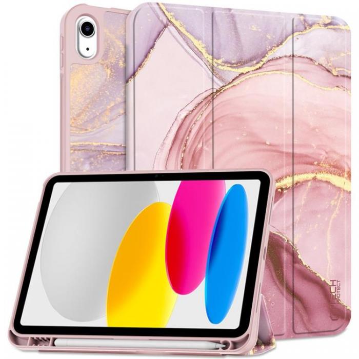 Tech-Protect - Tech-Protect iPad 10.9 (2022) Fodral SC Pen - Marble