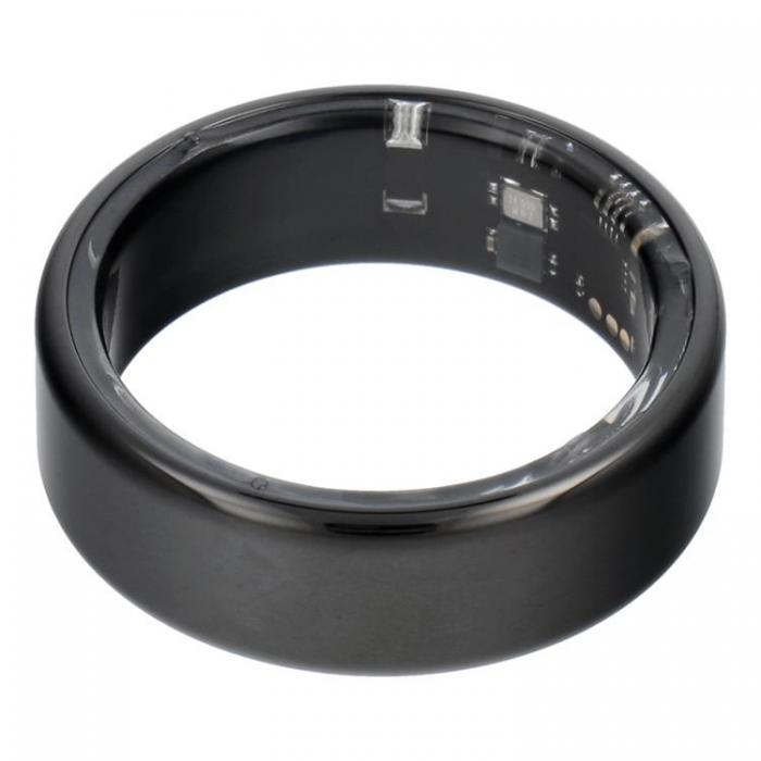 A-One Brand - Smart Ring Med Laddningsbox - Storlek 13 (22.2mm)-Svart