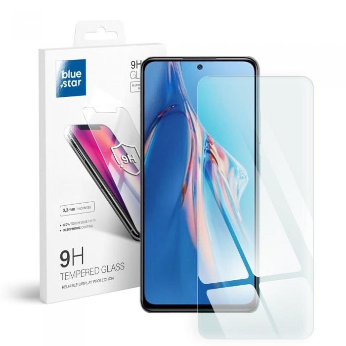 Blue Star - Blue Star Xiaomi Redmi Note 11E Pro Skrmskydd av Hrdat Glas