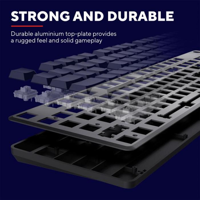 Trust - Trust English Keyboard Nordisk Layout Torix Mekaniskt