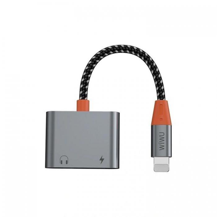 WIWU - WiWU Audio adapter LT07 Lightning to Lightning + 3.5mm