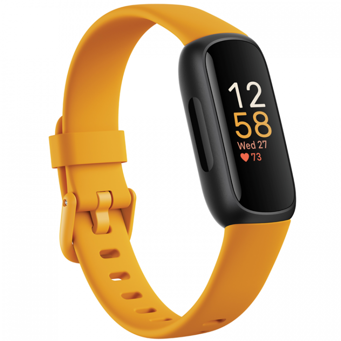 Fitbit - FITBIT Inspire 3, Black/Morning Glow