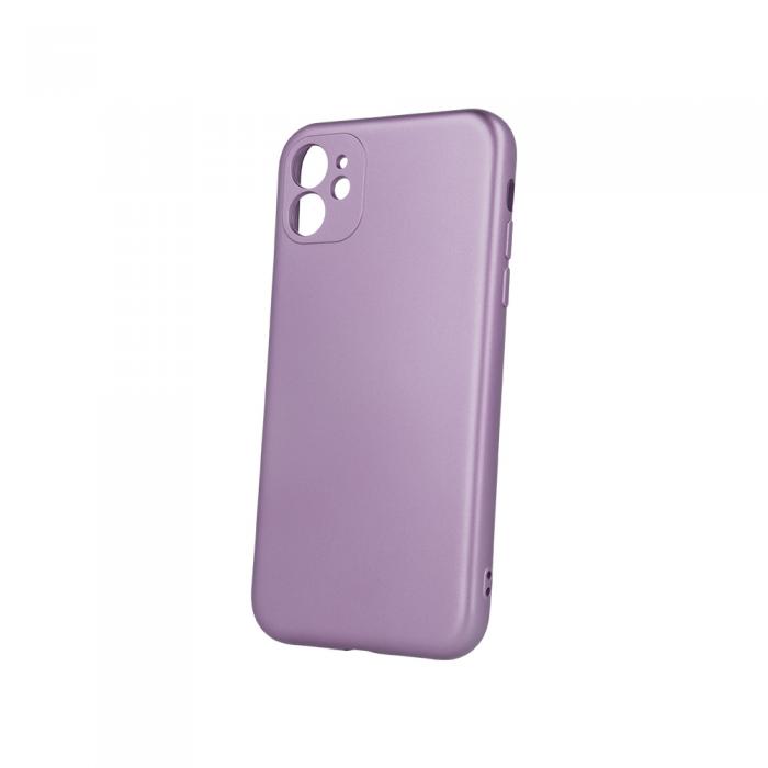 OEM - iPhone 11 Skal Metallisk Violett - Slitstarkt Skyddsfodral