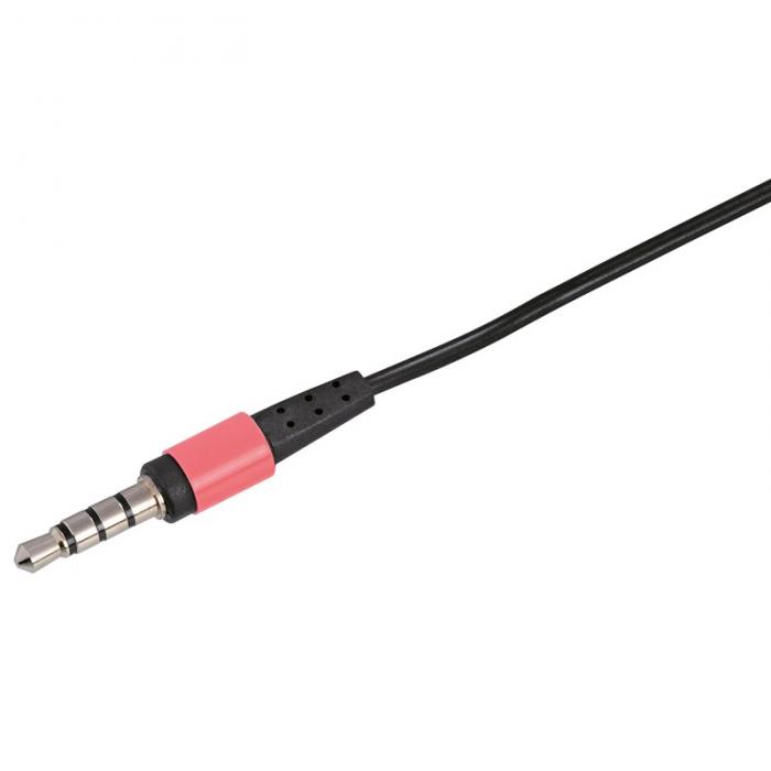 Hama - HAMA Hrlur Shiny In-Ear Mic - Rosa