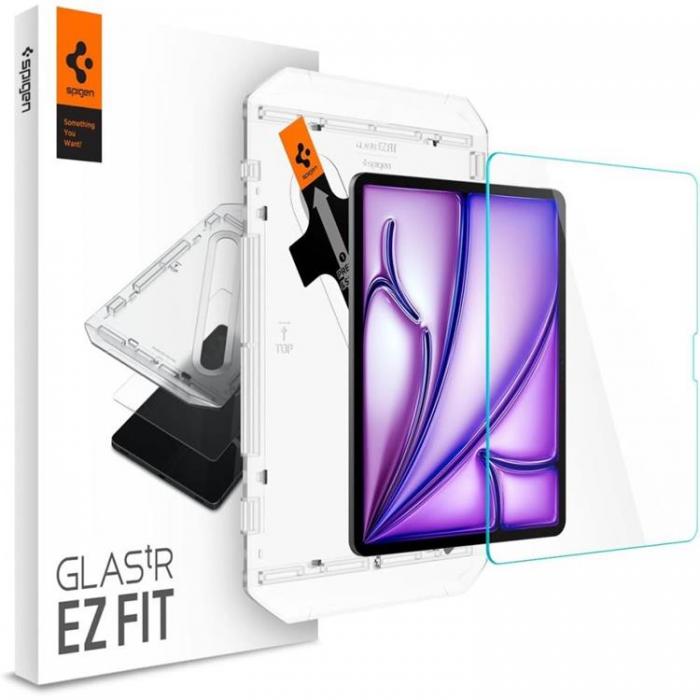 Spigen - Spigen iPad Air 13 (2024) Hrdat Glas Skrmskydd GLAS.TR EZ FIT