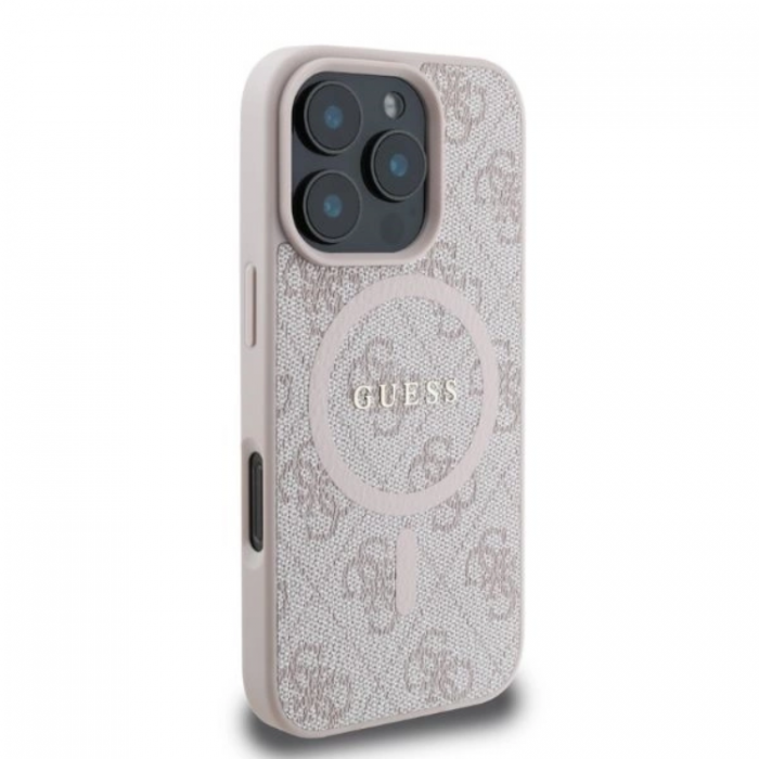 Guess - Guess iPhone 16 Pro Max Mobilskal Magsafe 4G Ring Classic Logo