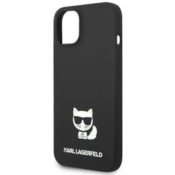 KARL LAGERFELD - Karl Lagerfeld iPhone 14 Plus Skal Silicone Choupette Body - Svart