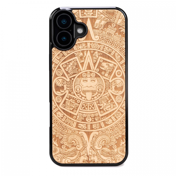 Bewood - Bewood iPhone 16 Plus Mobilskal Aztec Calendar Aniegre