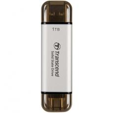 Transcend - Transcend Portabel SSD USB-C 1TB - Silver